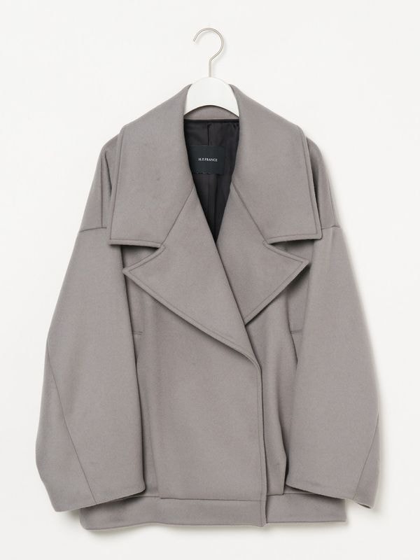 40th Anniversary Limited Edition】尾州ウール ショートコート gray