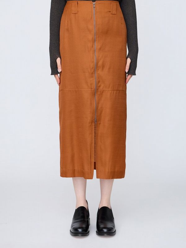 《IRENISA》ZIP-UP STRAIGHT SKIRT