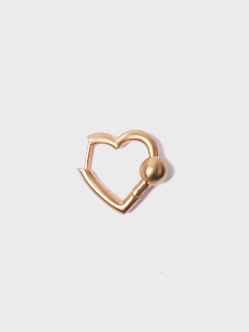 chigoチーゴ　 ダイヤモンド安全ピンピアス　片耳用　アッシュペーフランス chigo》Red Heart Earring（片耳用）（ピアス）｜H.P.FRANCE公式
