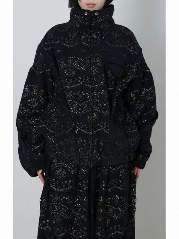 《BASEMARK》Embroidery Freece ブルゾン