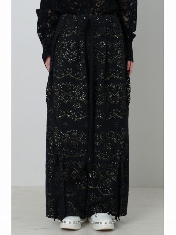 《BASEMARK》Embroidery Freece パンツ