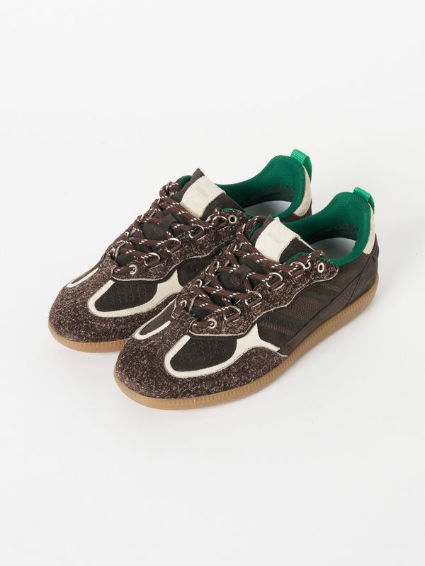 Trek Brown Leather Sneakers