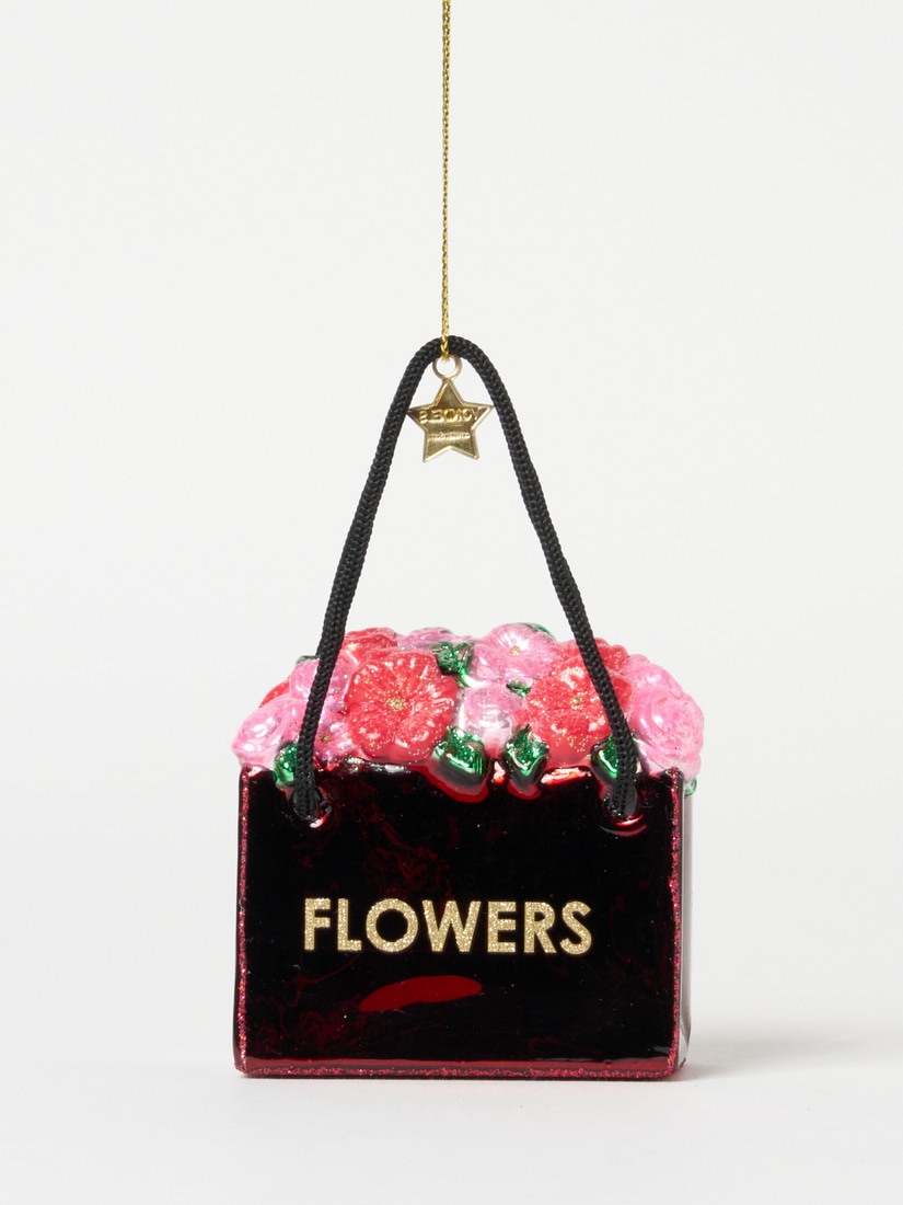 VONDELS》オーナメント burgundy flower bag（オーナメント）｜H.P.