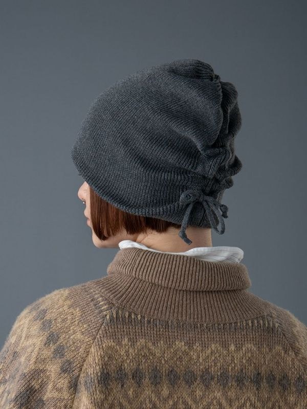 《RACAL》Shirring Beanie ニットビーニー