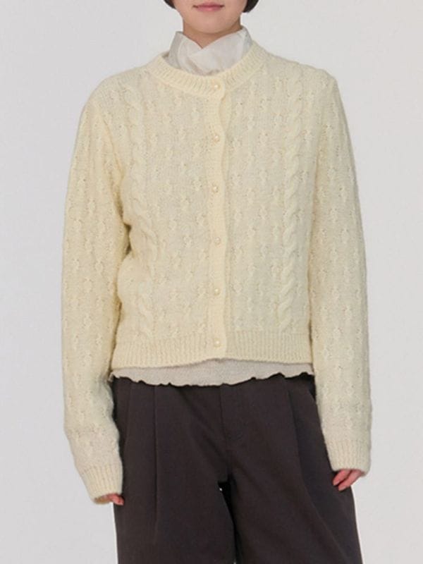 《sienne》ANNE MOHAIR CARDIGAN カーディガン