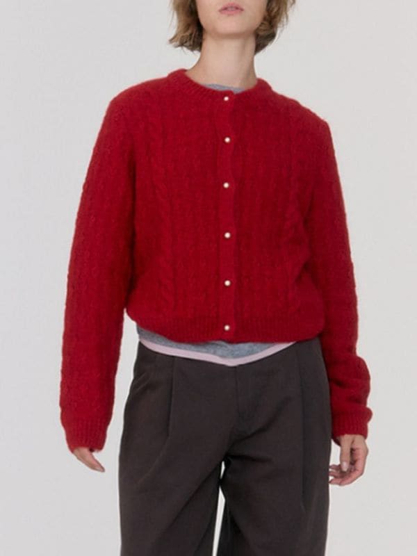《sienne》ANNE MOHAIR CARDIGAN カーディガン