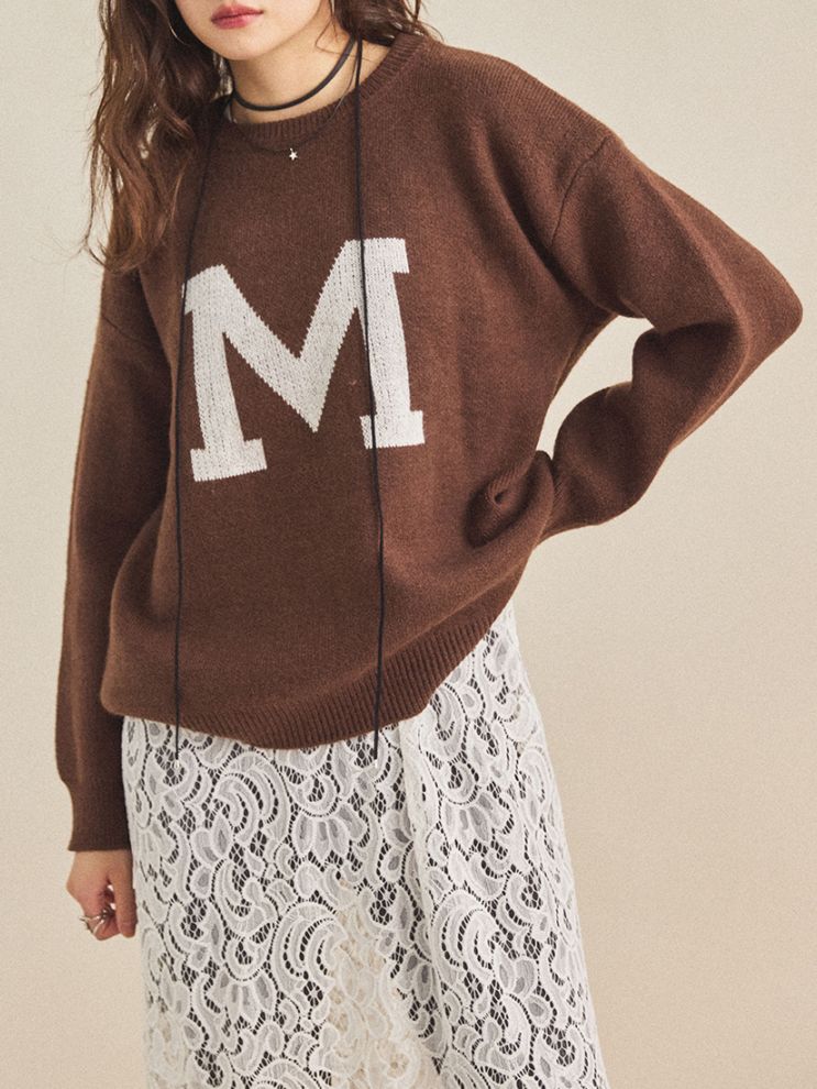 再入荷】M LOGO KNIT（セーター）｜H.P.FRANCE公式サイト