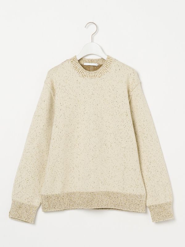 《IRENISA》COTTON-BLEND KNIT PULLOVER