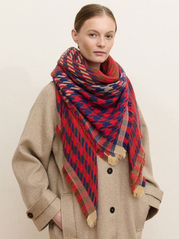 THE HOUNDSTOOTH SQUARE ストール