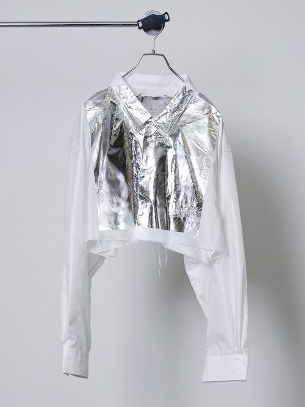 《BODYSONG.》METALLIC SPLATTER シャツ