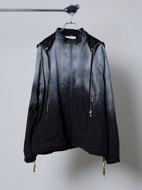 《BODYSONG.》SPRAY PIGMENT-DYED BALACLAVA ジャケット