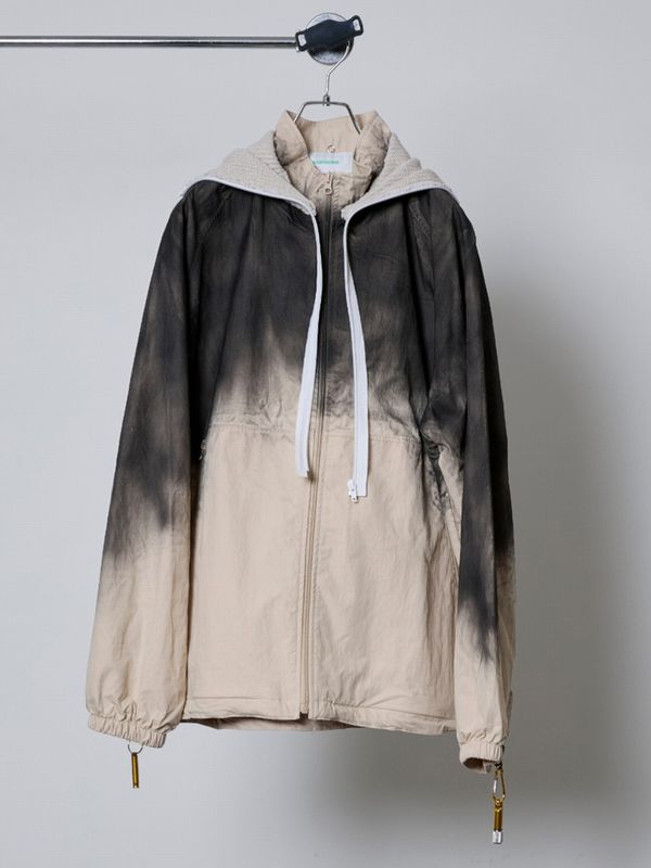 《BODYSONG.》SPRAY PIGMENT-DYED BALACLAVA ジャケット