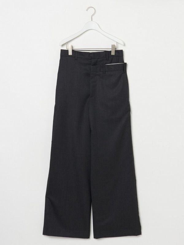 《MOOHONG》DOUBLE LATERED パンツ