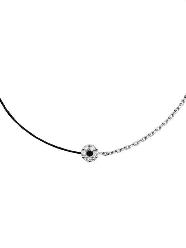 ILLUSION COLORED COEUR DIAMANT NOIR ブレスレット NOIR