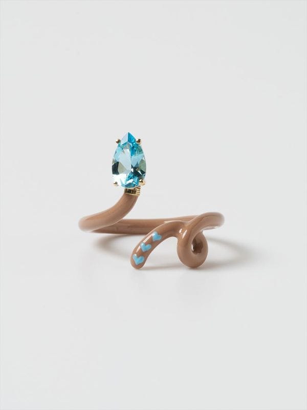 【40th Anniversary Limited Edition】リング BABY VINE TENDRIL RING IN WARM TAUPE