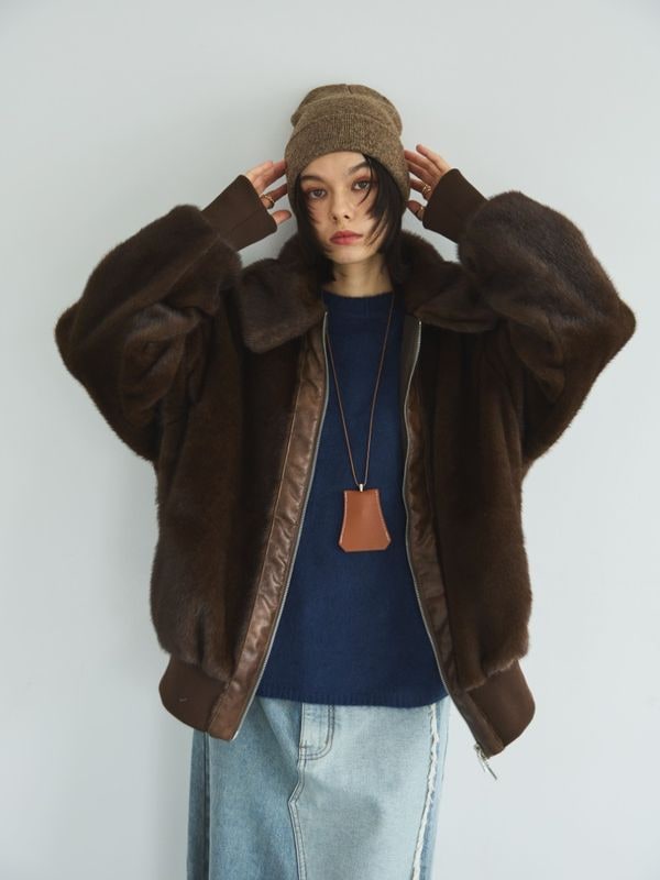 MINK LIKE FUR JACKET