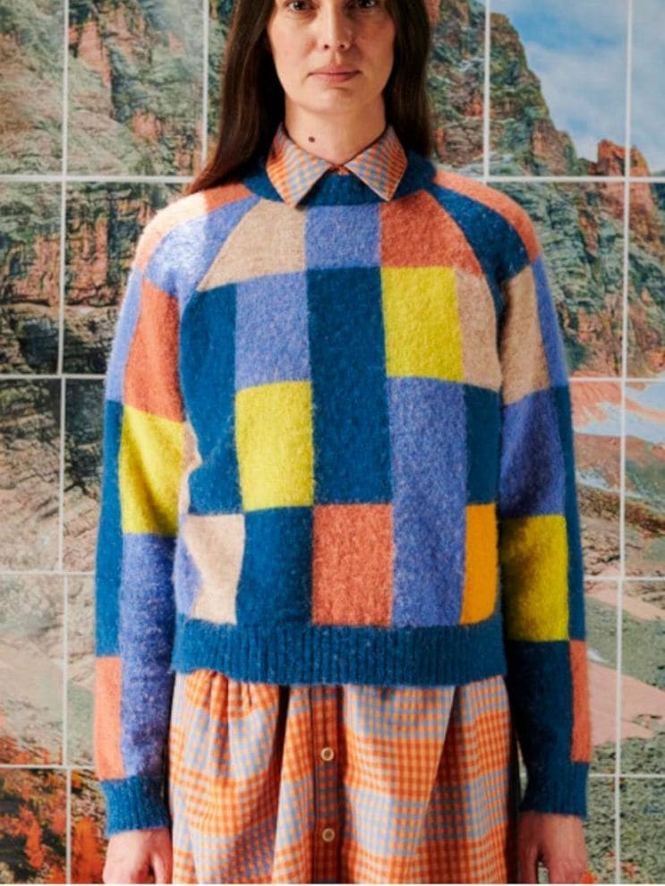 HENRIK VIBSKOV ニット帽 HENRIK VIBSKOV ヘンリックヴィブスコフ TOMATO KNIT DRESS [Navy Red
