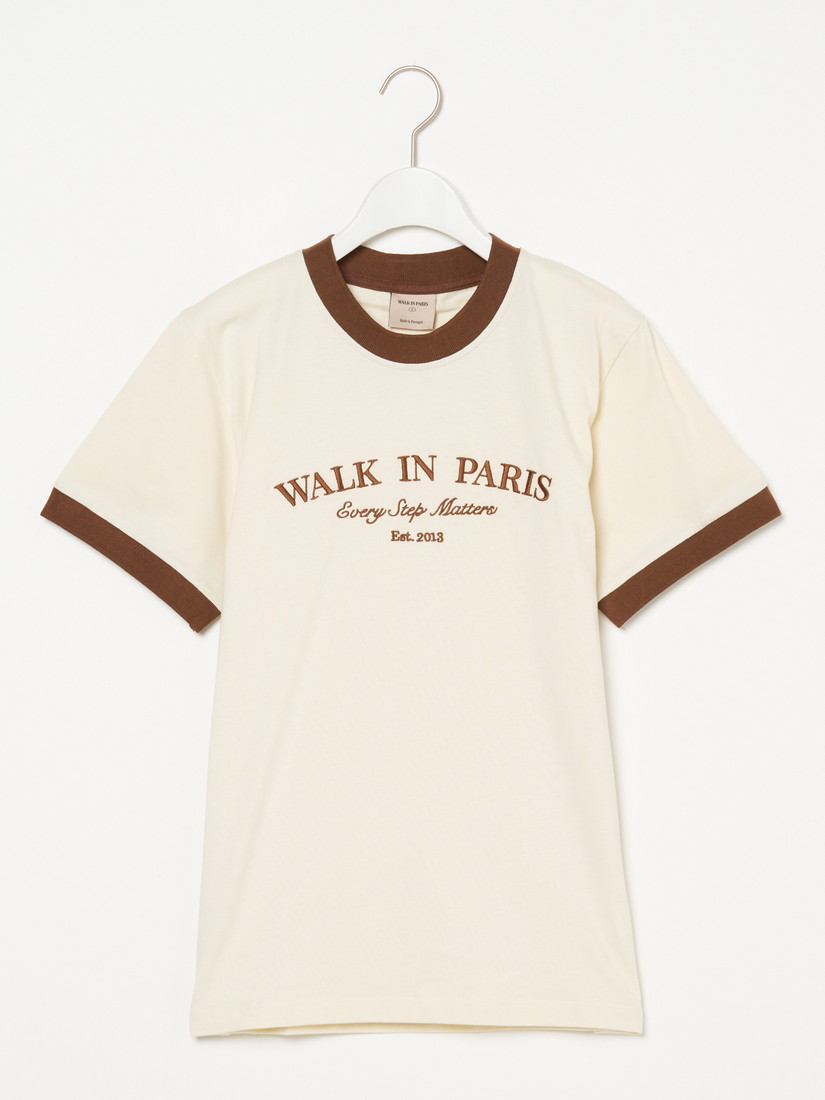Walk in Paris》ロゴ リンガーTシャツ（Tシャツ）｜H.P.FRANCE公式サイト