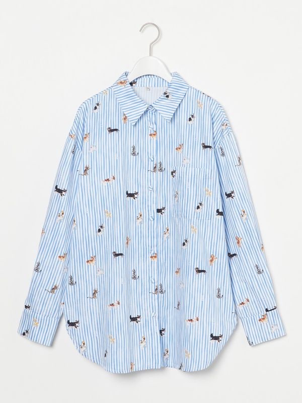 シャツ Capsule Comme chein and chat