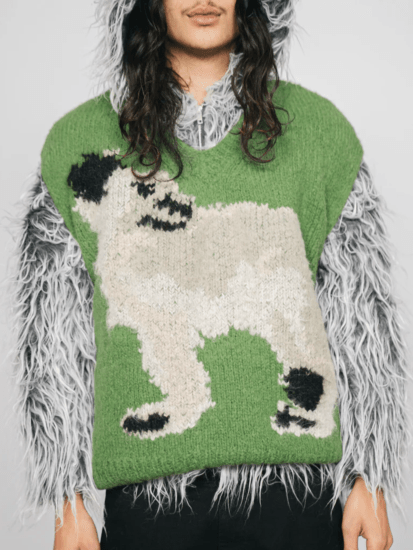 ニットベスト KNITWEAR（Wolf Dog）