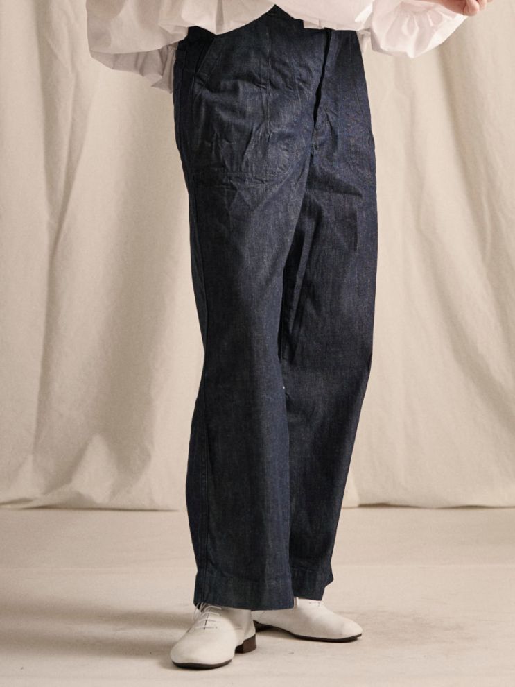 8.5OZデニム ベイカーパンツ（パンツ）｜H.P.FRANCE公式サイト