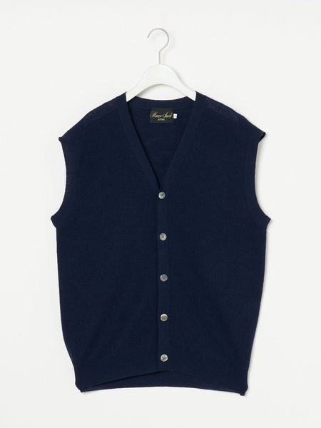 14G鹿の子編 ニットベスト（ベスト）｜H.P.FRANCE公式サイト