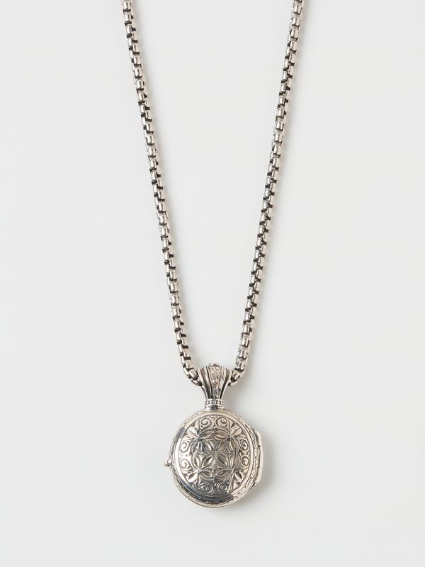 Locket Pendant Box Chains ネックレス