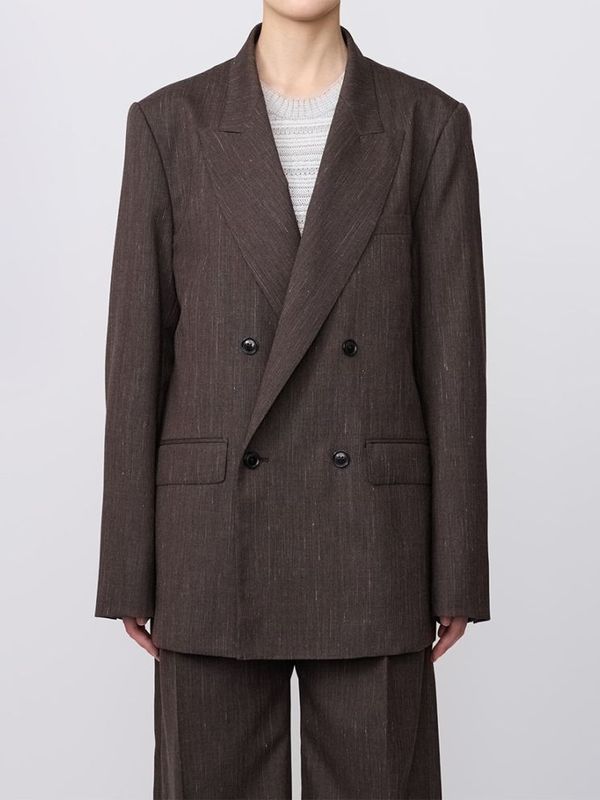 《IRENISA》DOUBLE BREASTED TAILORED JACKET