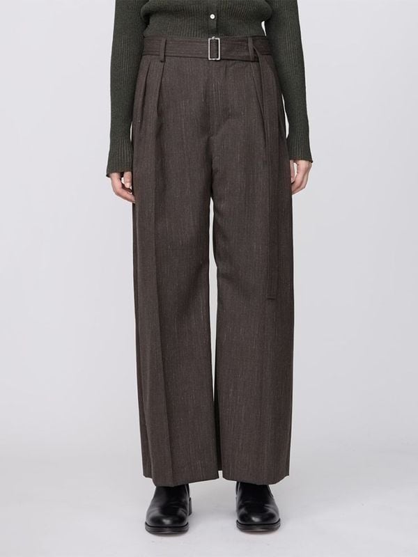 《IRENISA》CROPPED BUGGY TROUSERS