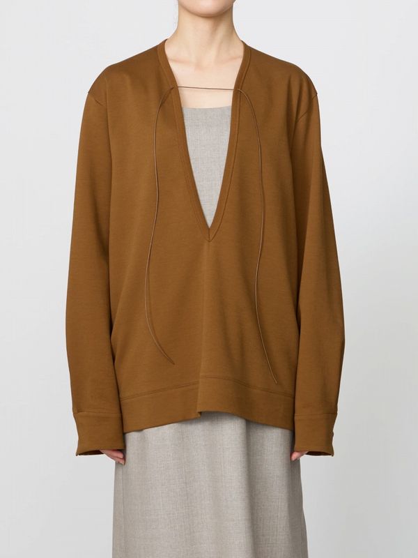 《IRENISA》HENRY-NECK T-SHIRT