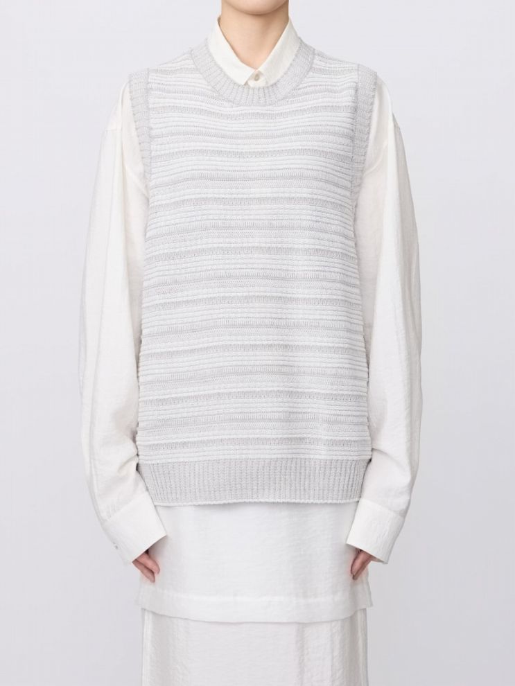 IRENISA》LACE KNITTING VEST（ベスト）｜H.P.FRANCE公式サイト
