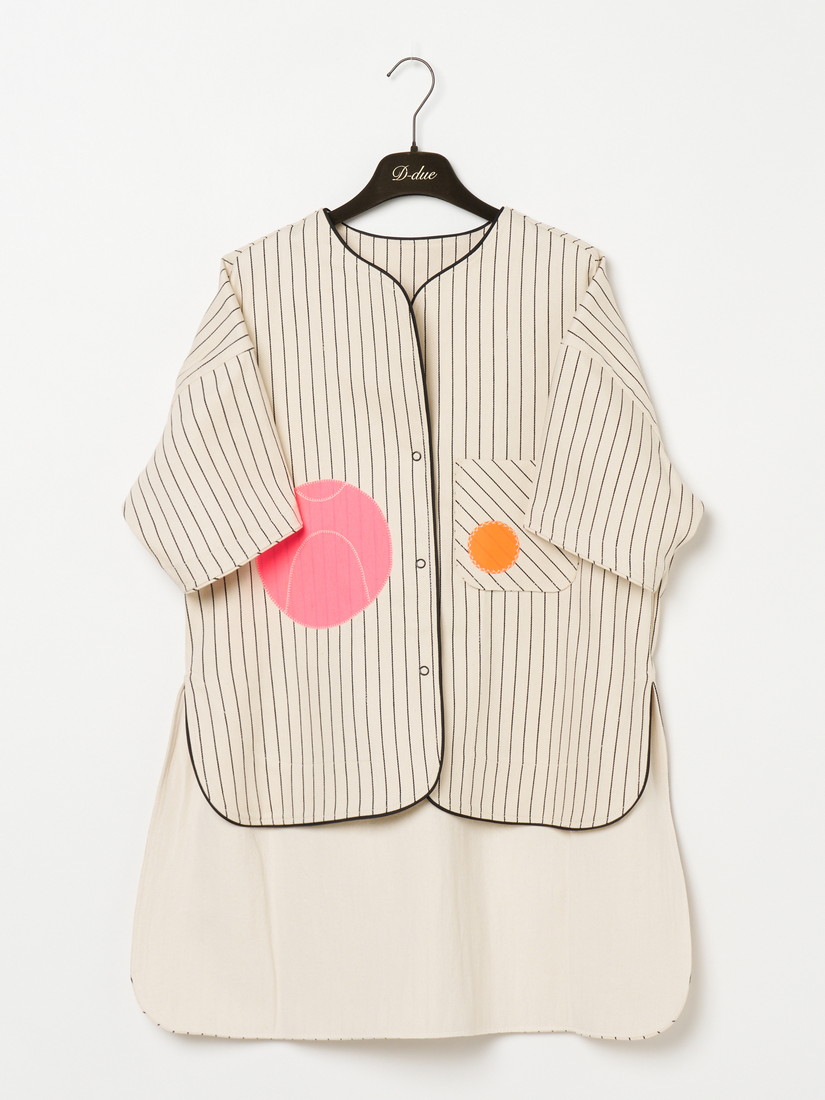 STRIPE PATCHWORK ジャケット（ジャケット）｜H.P.FRANCE公式サイト
