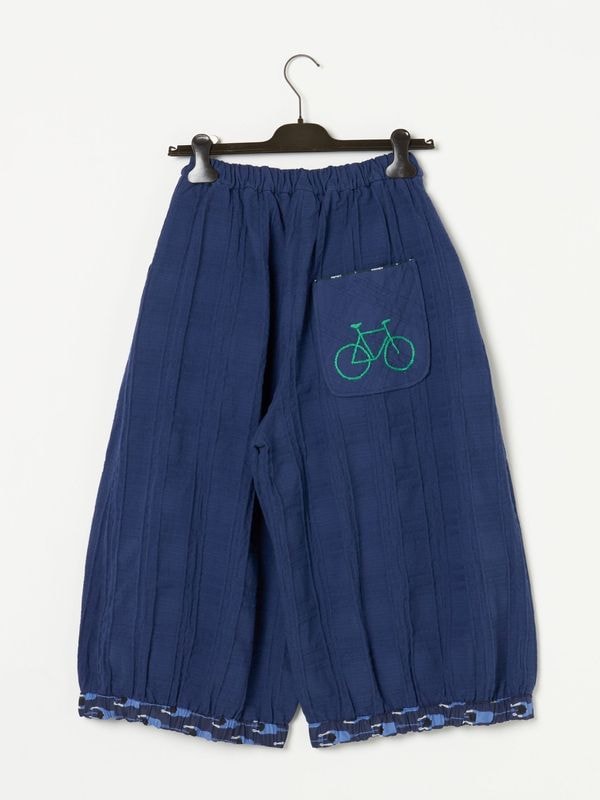 Bicycle Embroidered Gathered パンツ