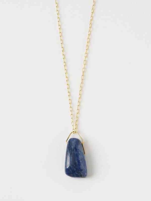 《barbóra》AVENTURINE BLUE HEALING STONE ネックレス