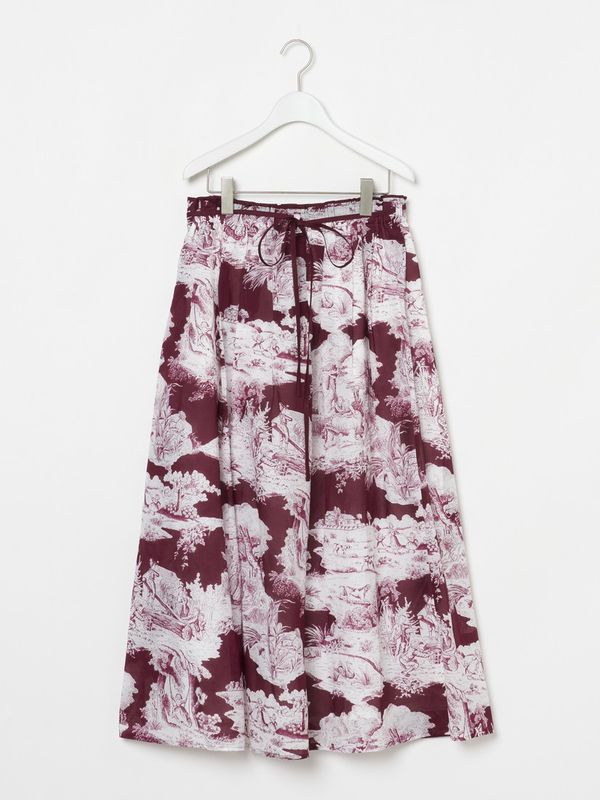 PRINTED SKIRT