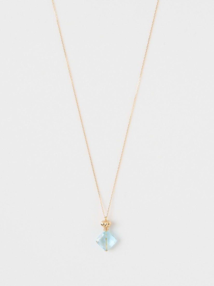 1点もの】《AcuteAccent》perfume bottle necklace ブルートパーズ