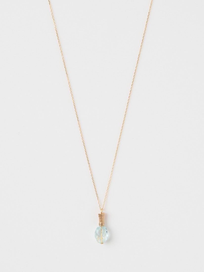 1点もの】《AcuteAccent》perfume bottle necklace アクアマリン 