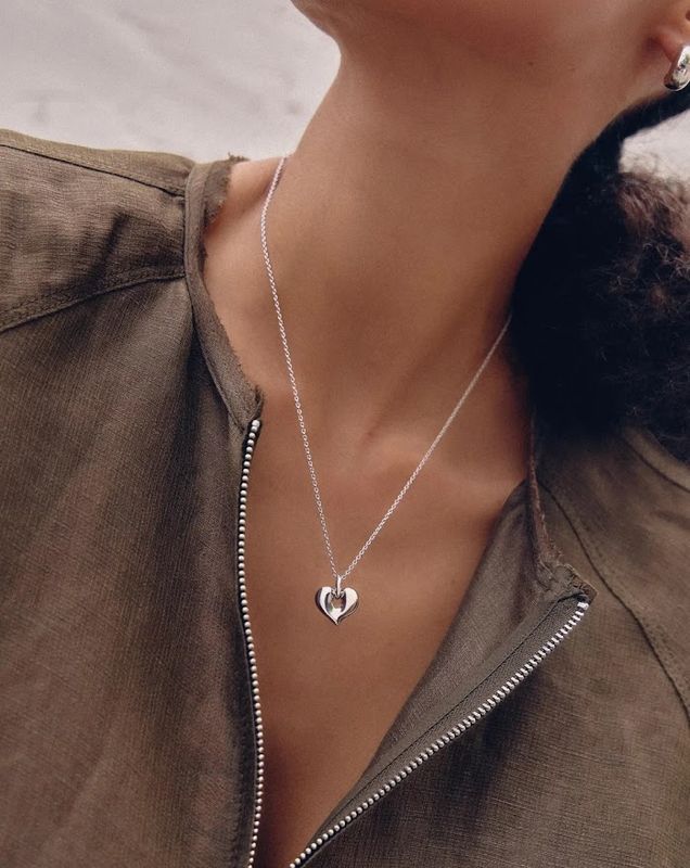 MOLTEN HEARTPENDANT ネックレス