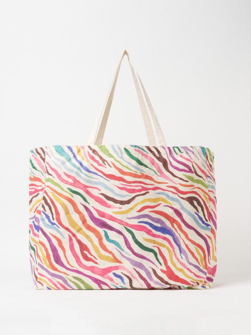 トートバッグ カラフルタイガーストライプ Tropical（トートバッグ