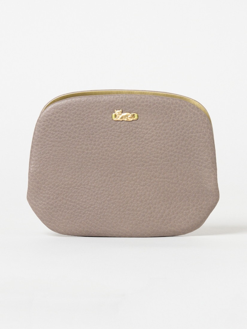 ちびねこ 天溝がま口財布（M）gray（小財布）｜H.P.FRANCE公式サイト