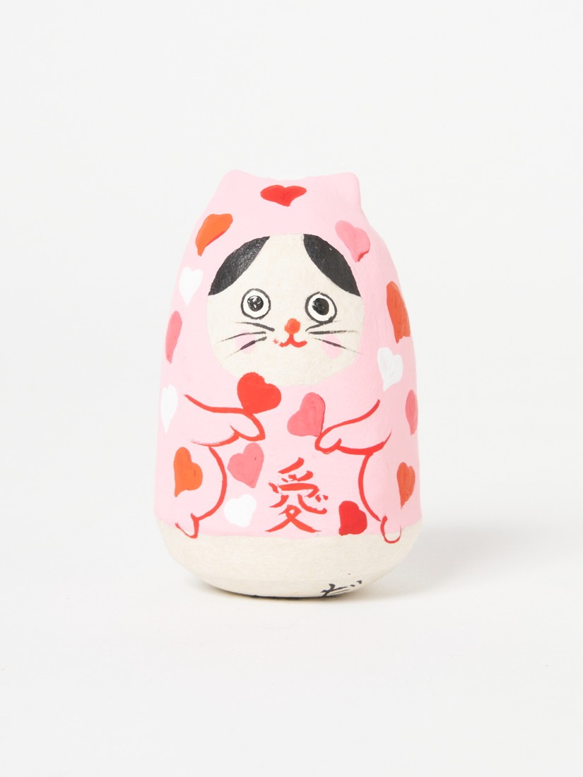 限定商品】《コシェルドゥ》起き上がり人形 だるま猫（オブジェ