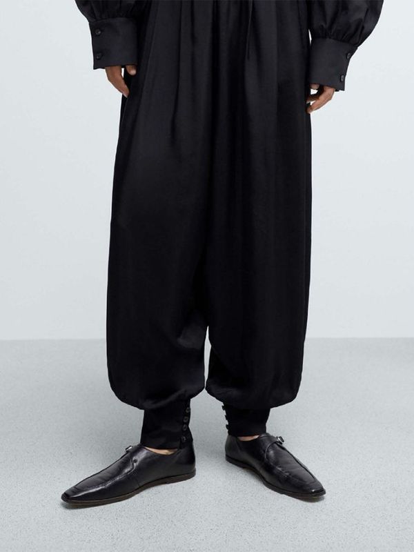 SAROUEL パンツ BLACK