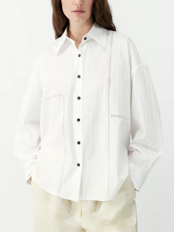 OVERSIZED LACE シャツ