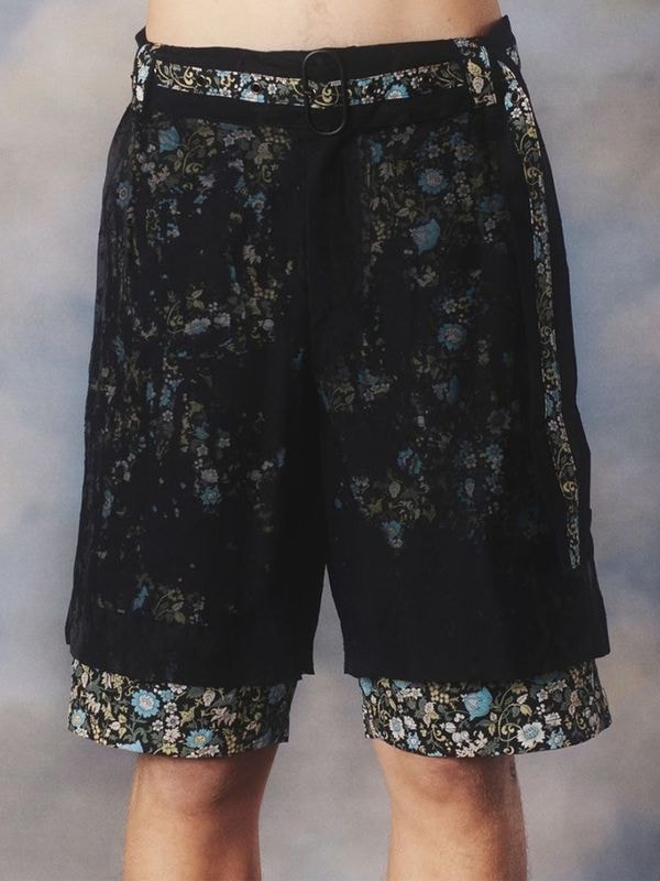 《KA WA KEY》 DEVORE DECONSTRUCTED LAYERED パンツ