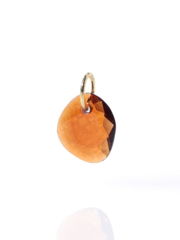 Paillettes チャーム (Orange garnet)