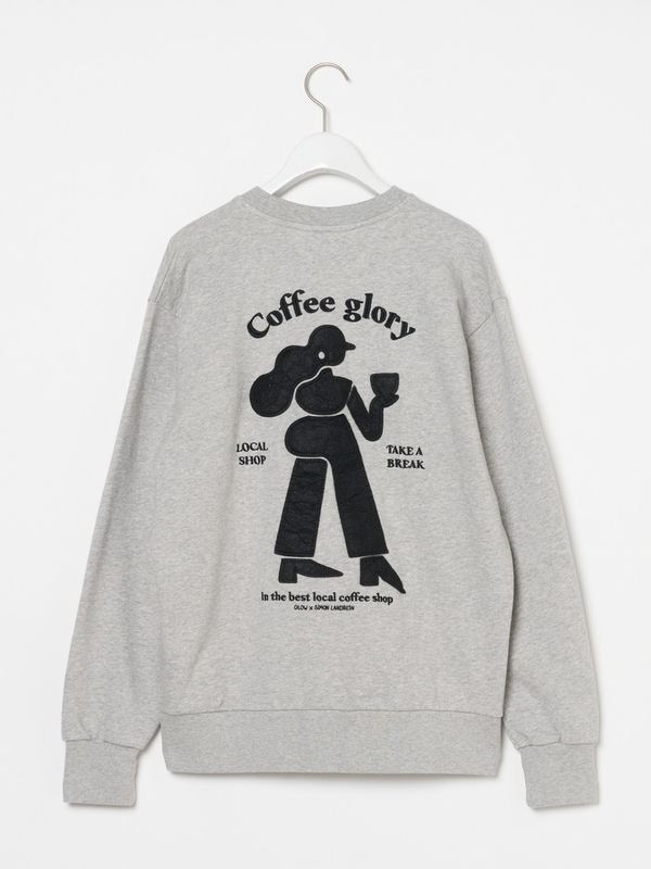 《OLOW》COFFEE GLORY GRIS CHINE スウェット