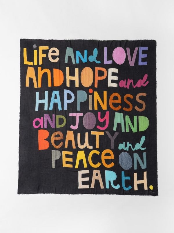 Happinessストール 135×140