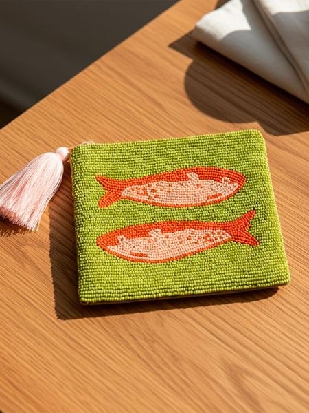 Helio Ferretti》CLUTCH MEDIUM ビーズポーチ（クラッチバッグ）｜H.P.