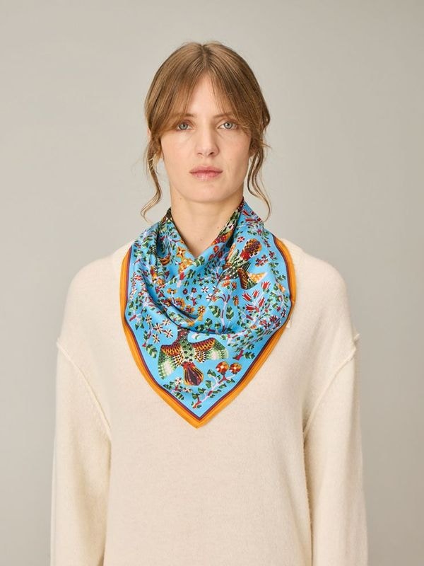 RENE PERROT SQUARE スカーフ 65 × 65
