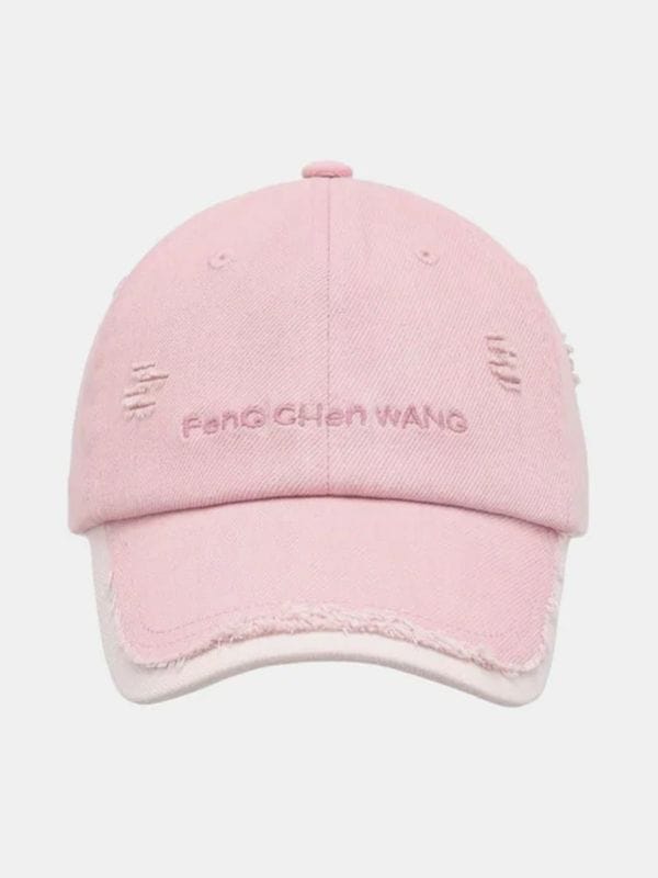 《Feng Chen Wang》PINK DENIM キャップ